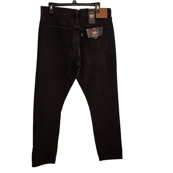 Levi's 501 Skinny Distressed Black Jeans, 31/28, NWT - Picture 8 of 11